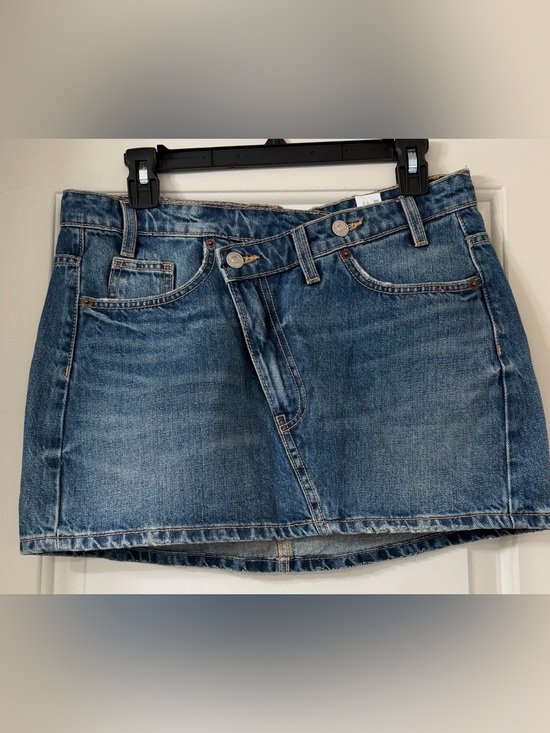 Zara Dresses & Skirts - Zara Blue Denim Mini Skirt - Casual Five-Pocket Style